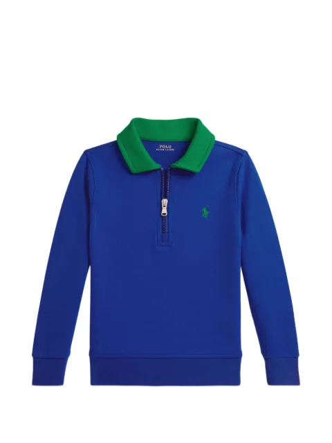 POLO RALPH LAUREN KIDS playera tipo polo con cierre