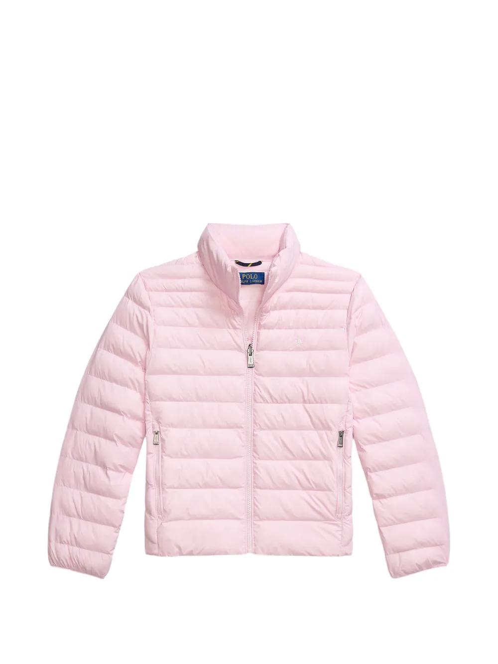 POLO RALPH LAUREN KIDS quilted zip-up jacket - Pink