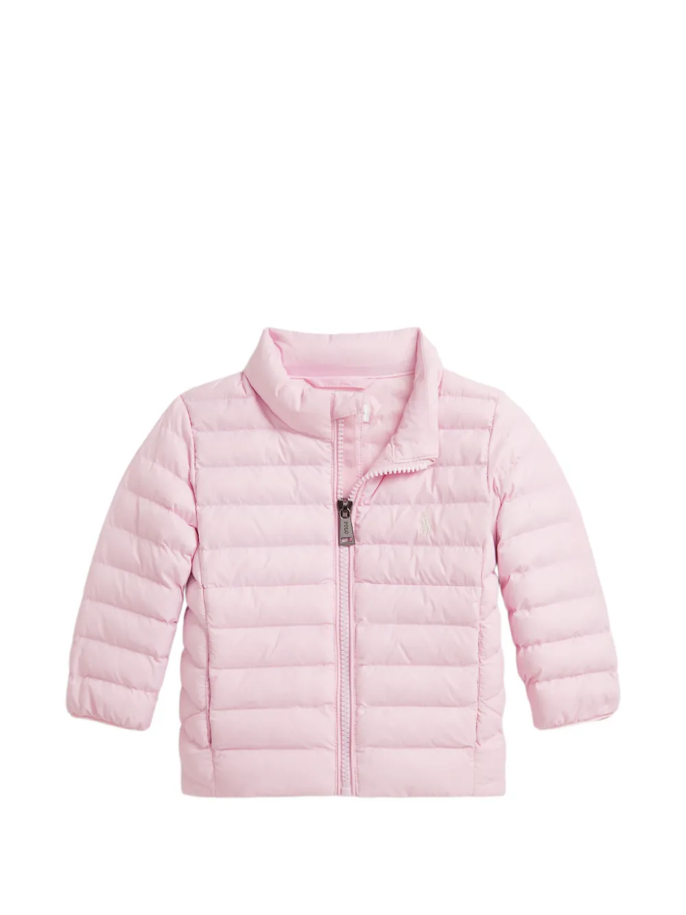 POLO RALPH LAUREN KIDS quilted zip-up jacket - Rosa