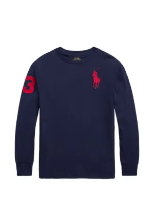 POLO RALPH LAUREN KIDS ロングTシャツ | ブルー | FARFETCH JP