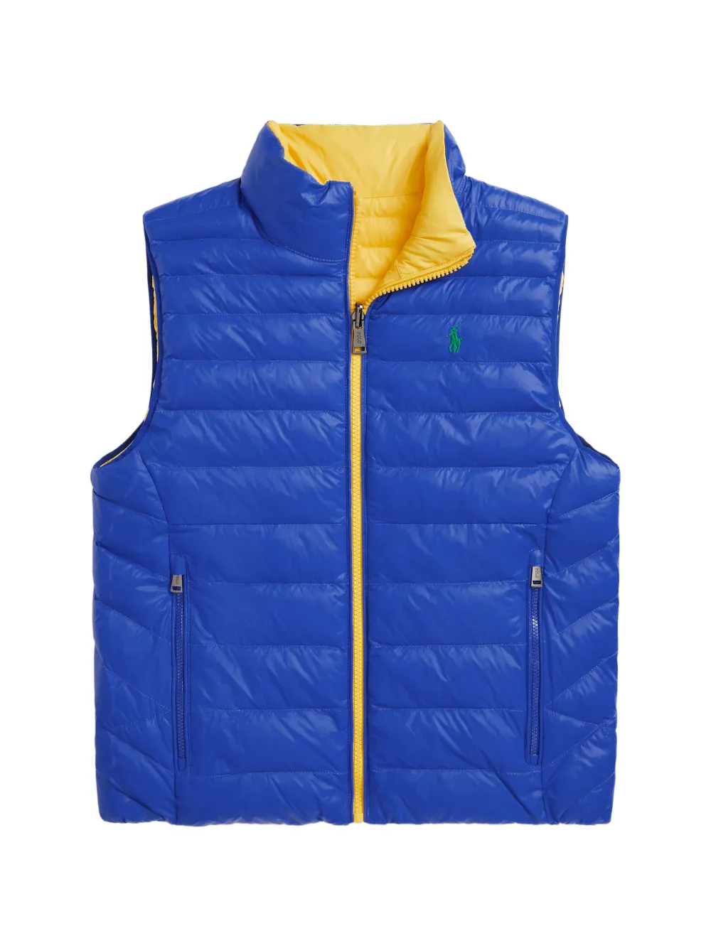 POLO RALPH LAUREN KIDS reversible quilted gilet - Blau