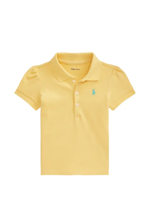 POLO RALPH LAUREN KIDS logo-embroidered polo shirt