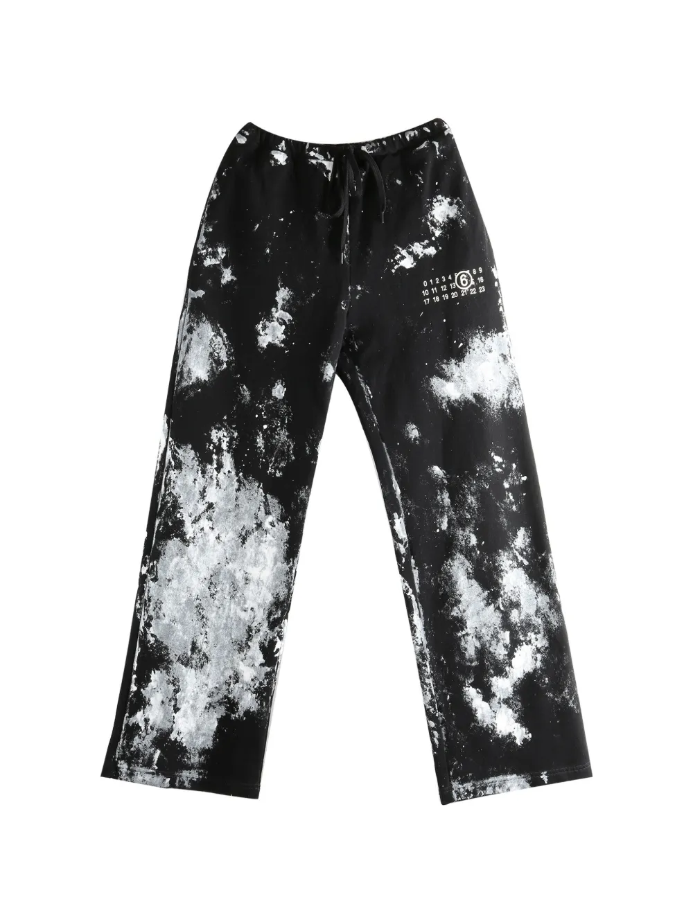 MM6 Maison Margiela tie-dye track pants - Nero