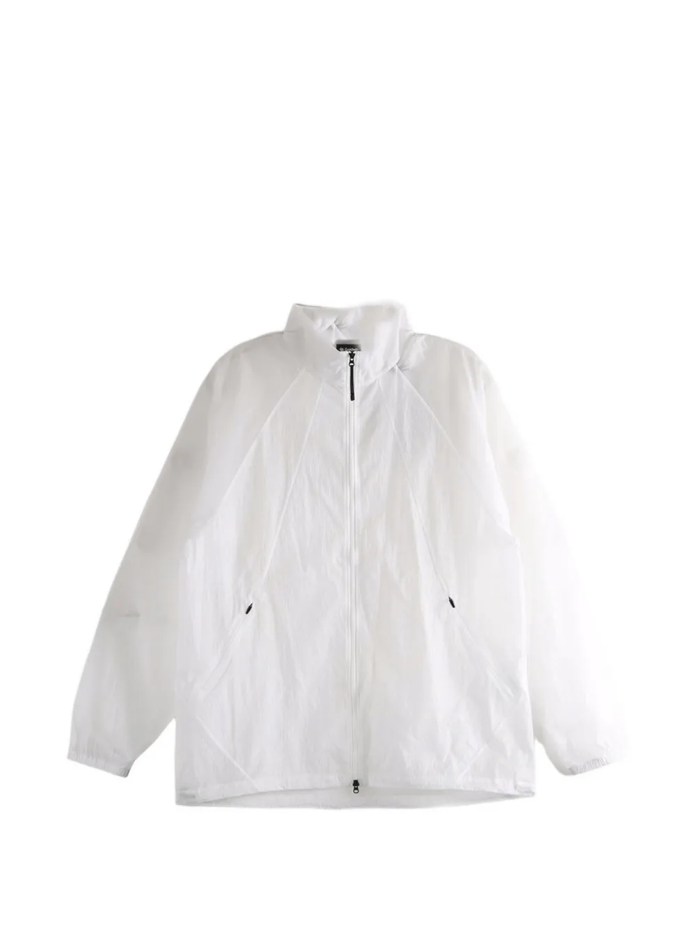 Goldwin sheer raglan-sleeve jacket - Bianco