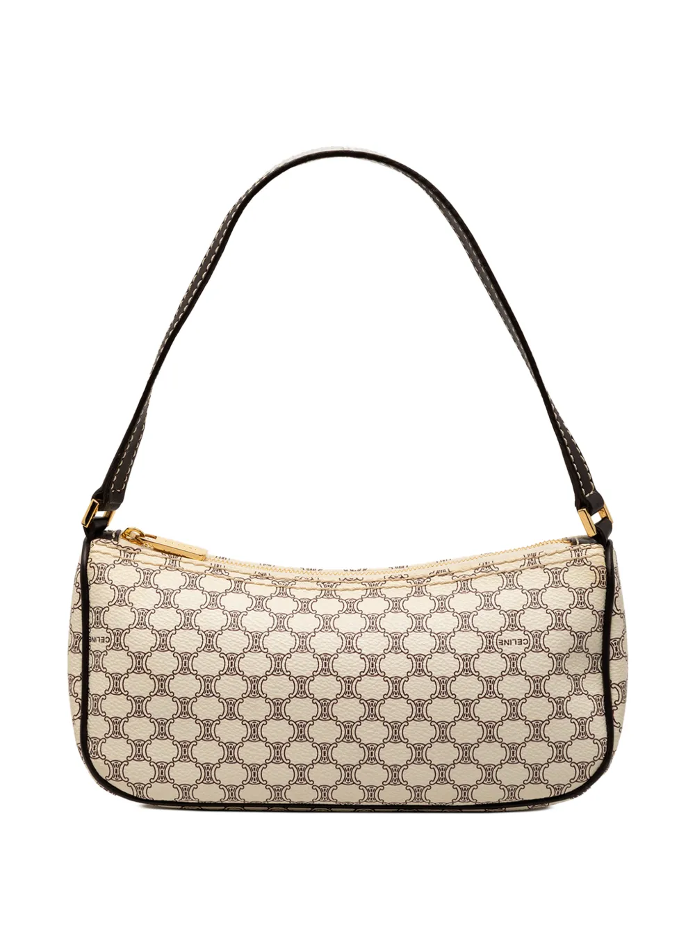 Celine Pre-Owned 2000 Macadam Coated Canvas shoulder bag - Marrone