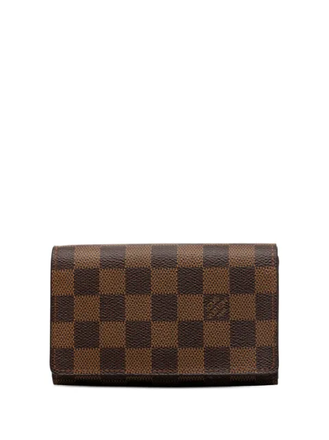 Louis Vuitton Pre-Owned 2005 Damier Ebene Porte Monnaie Billets Tresor Wallet long wallets