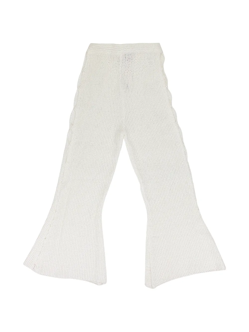 Eckhaus Latta flared trousers - Weiß