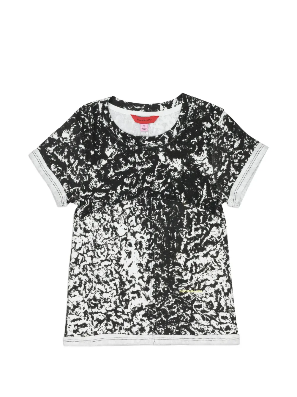 Eckhaus Latta printed T-shirt - Nero