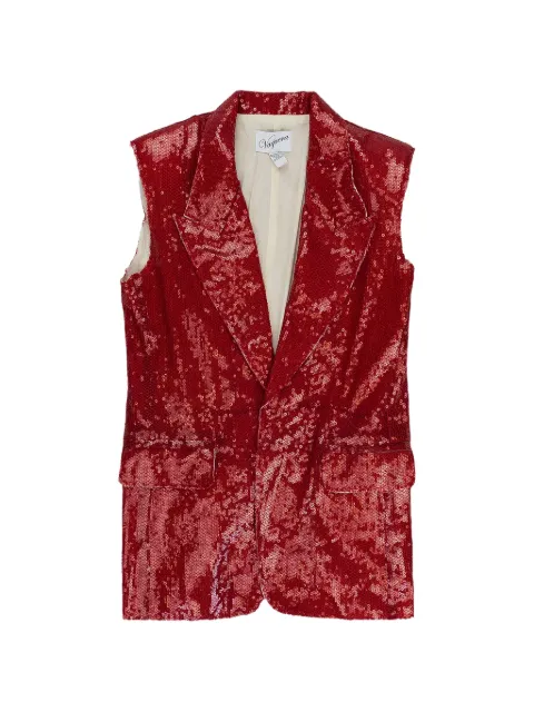 Vaquera sequin-embellishment gilet