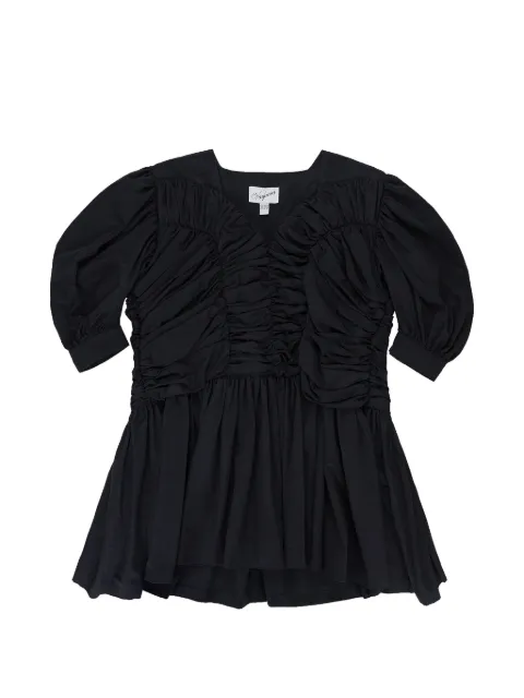 Vaquera ruched mini dress