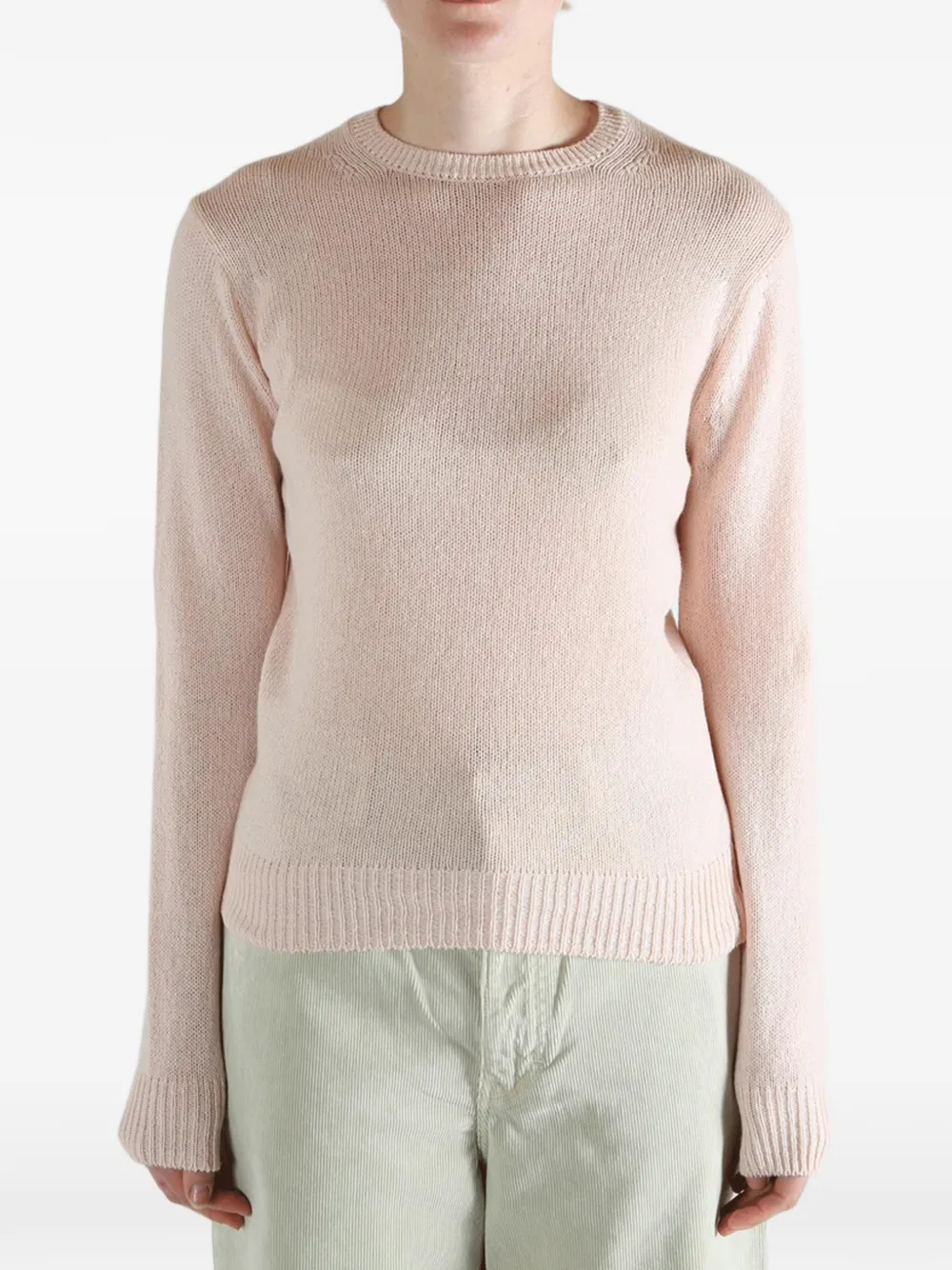  Auralee Pull En Cachemire - Rose 