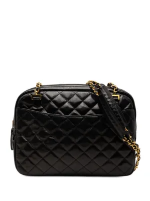 CHANEL Pre-Owned 1986-1988 Classic Flap Shoulder Bag | Black