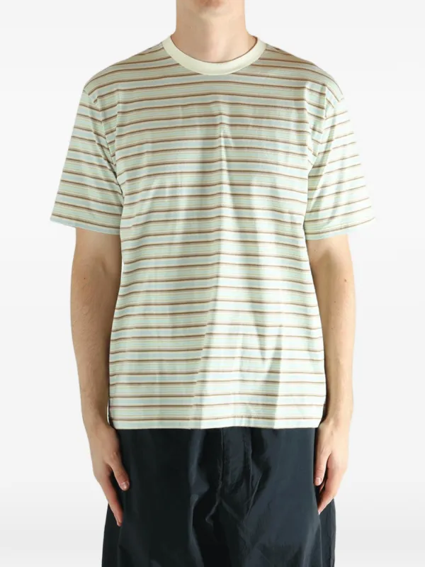 Auralee グラデーション ストライプ Tシャツ | グリーン | FARFETCH JP