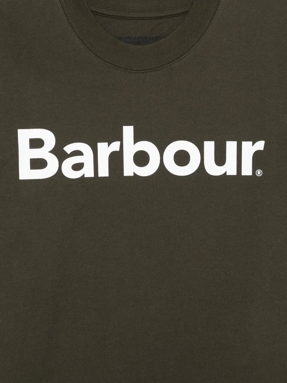 Barbour Pensford T-shirt met logo-print Groen
