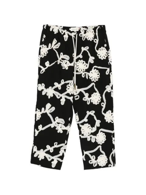 Honor The Gift embroidered drawstring trousers