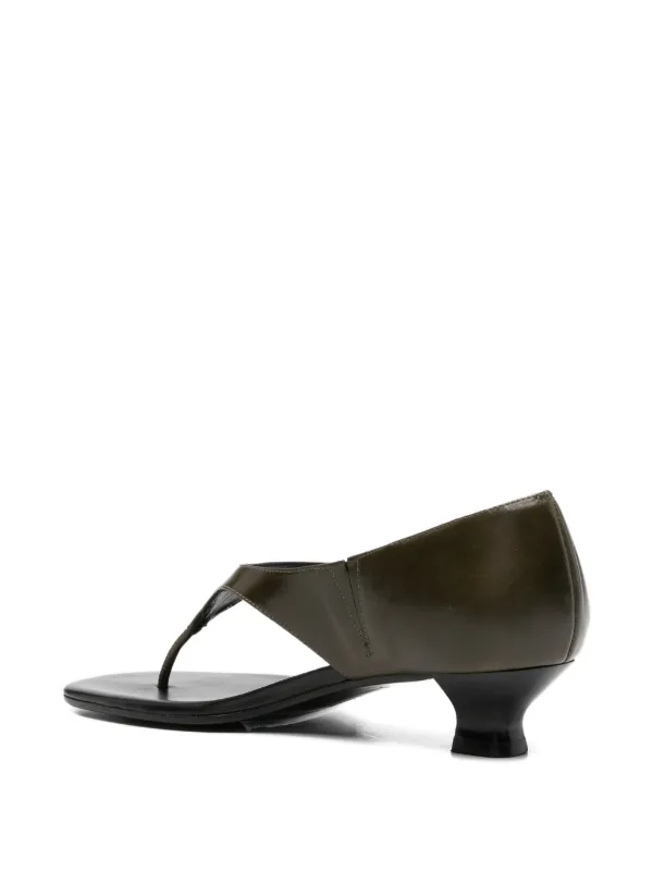Paloma Wool Isabella Leather Sandals | Green | FARFETCH KW