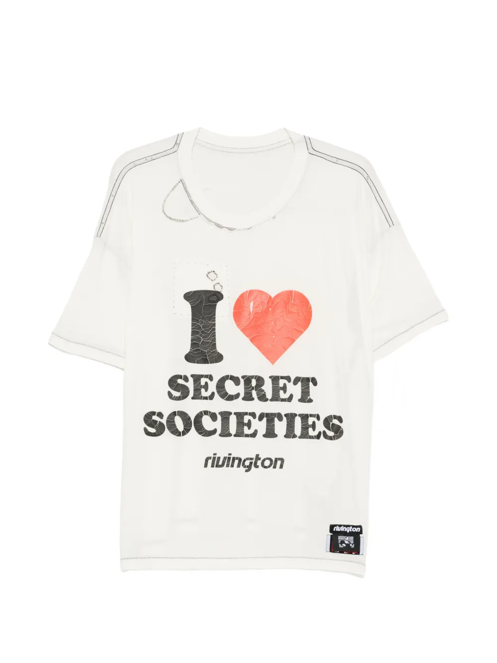 RIVINGTON ROI REBIS graphic-print T-shirt - Weiß