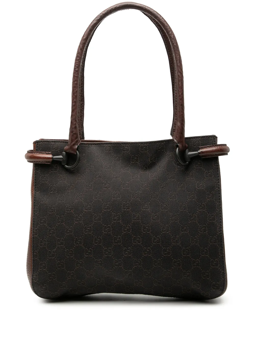 Gucci Pre-Owned 2000-2015 GG Denim shoulder bag - Marrone