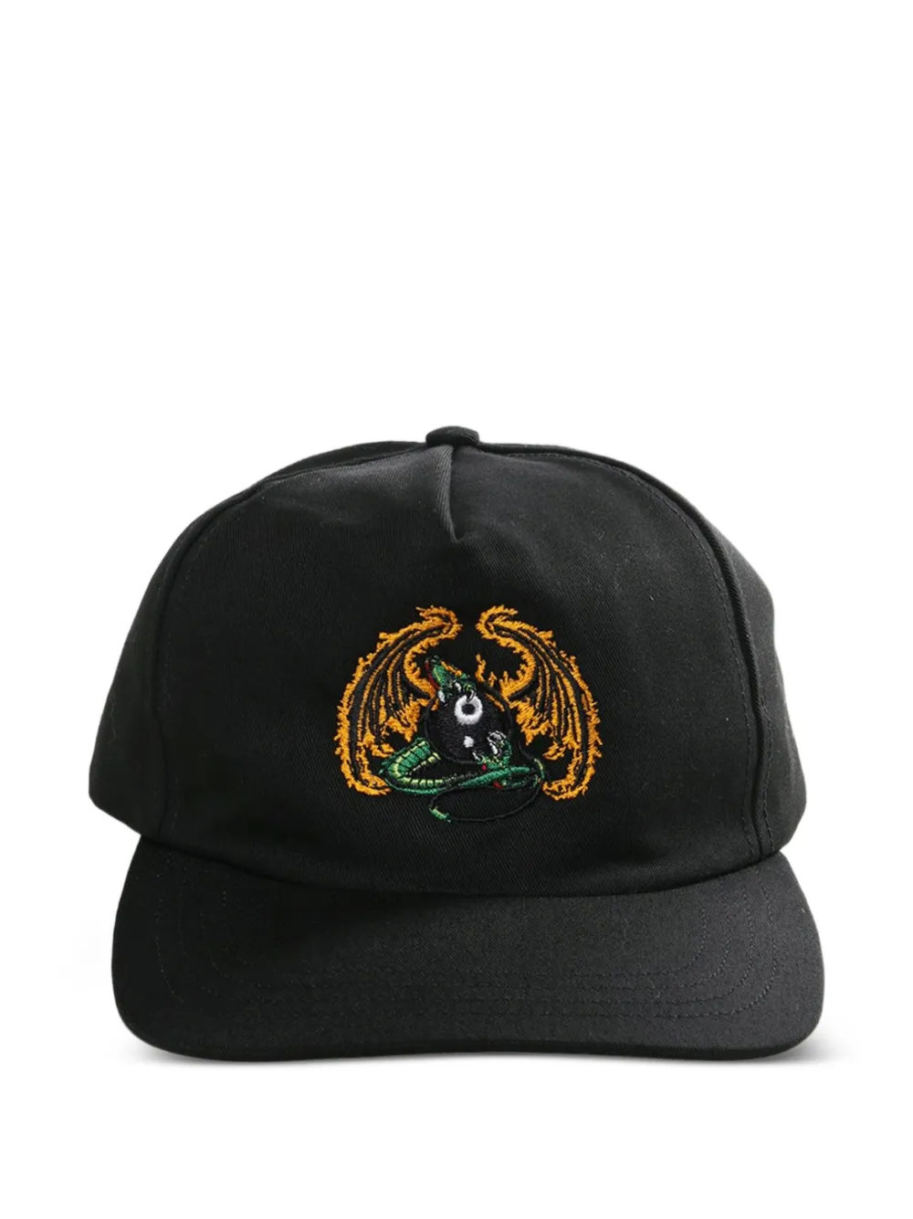 D-R-G-N Pyrogen embroidered baseball cap - Schwarz