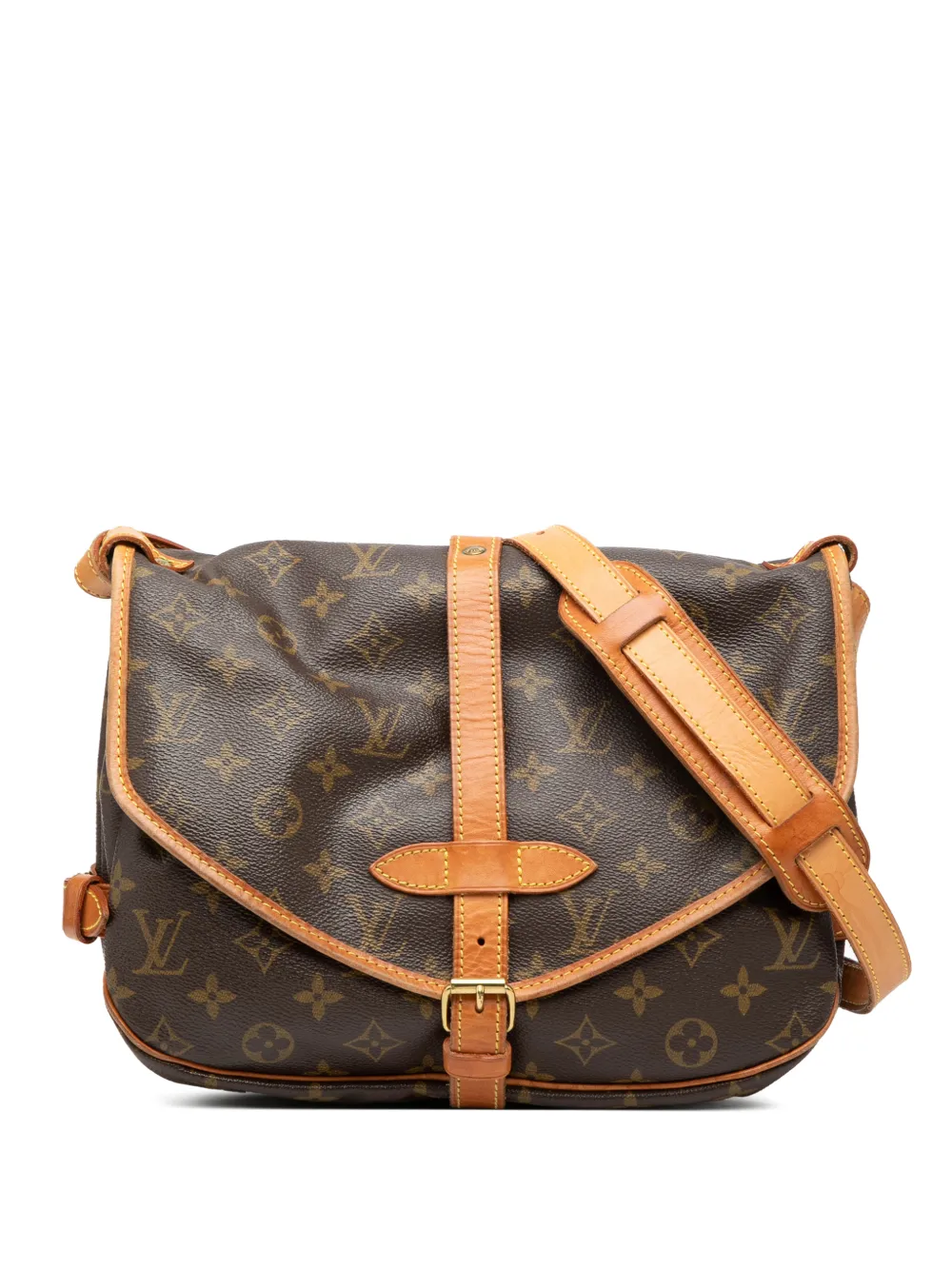 Louis Vuitton Pre-Owned 1995 Monogram Saumur 30 crossbody bag - Brown