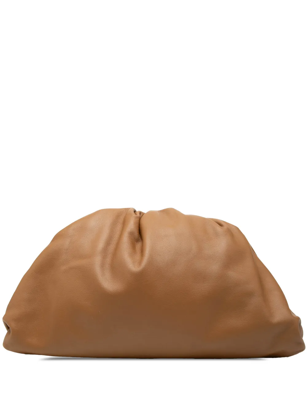 Bottega Veneta Pre-Owned 2012-2025 Lambskin The Pouch clutch bag - Marrone