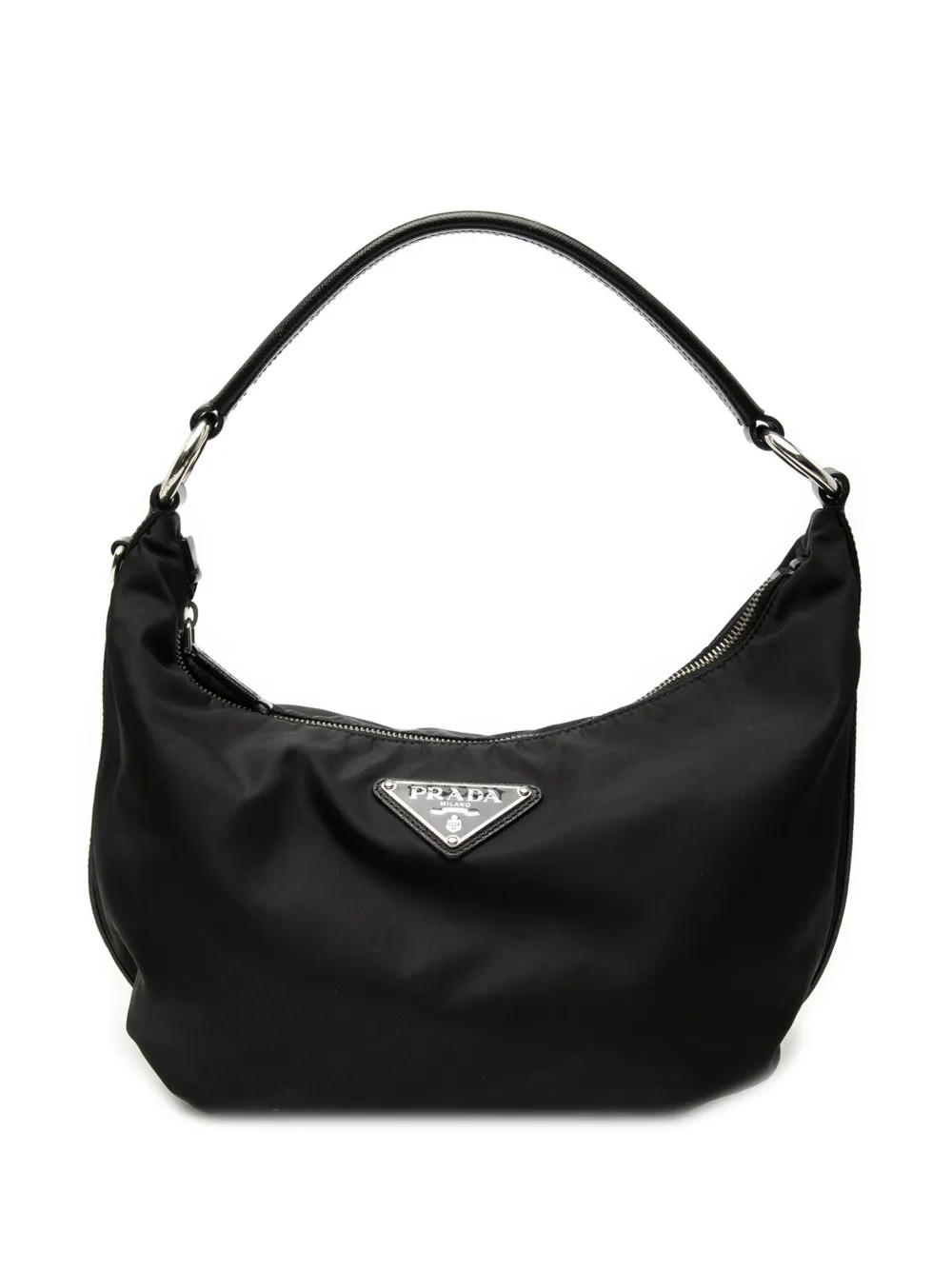 Prada Pre-Owned 2013-2025 Tessuto hobo bag - Nero