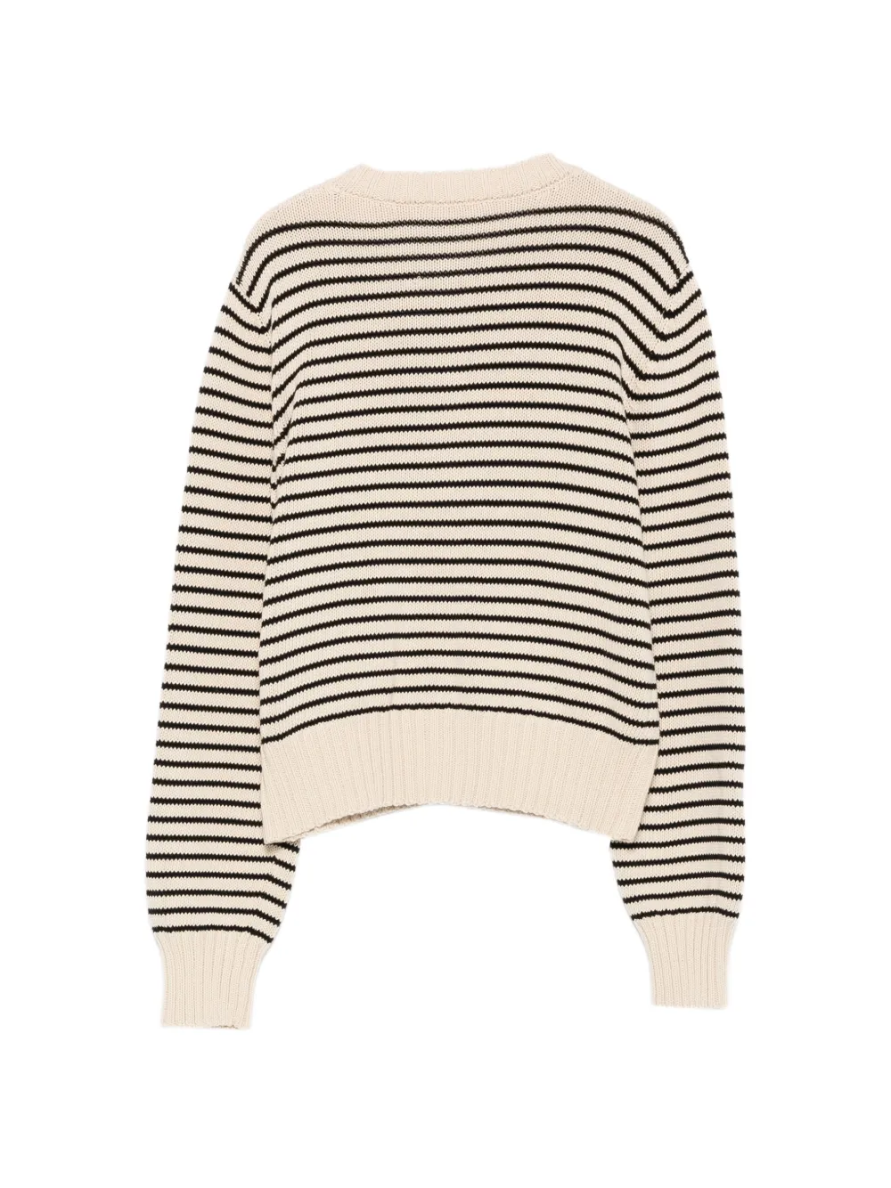 Roberto Collina Gestreept vest Beige