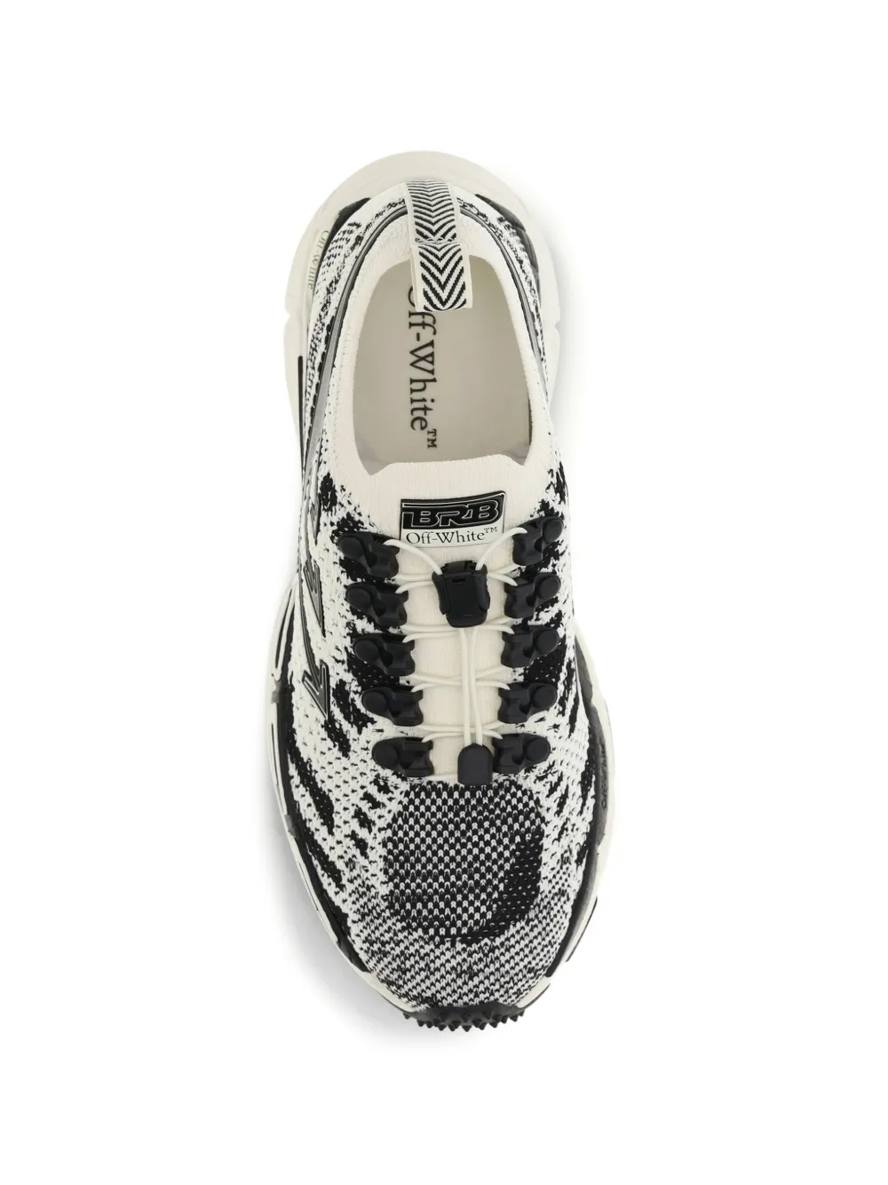 Off-White Be Right Back gebreide sneakers met logo Beige