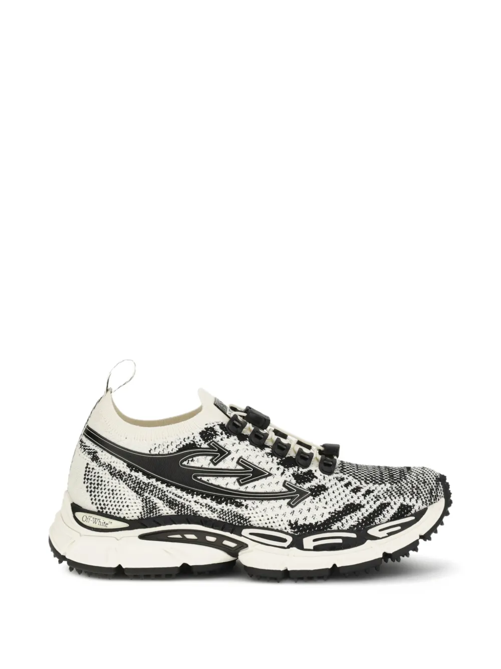 Off-White Be Right Back knitted logo sneakers - Toni neutri