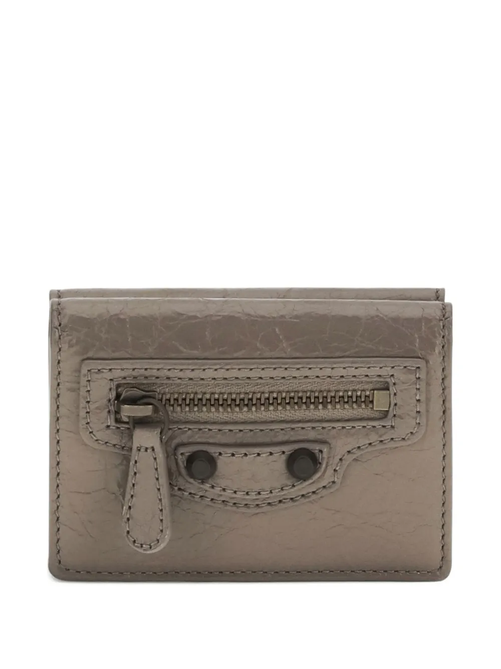 Balenciaga Le City leather wallet - Grigio