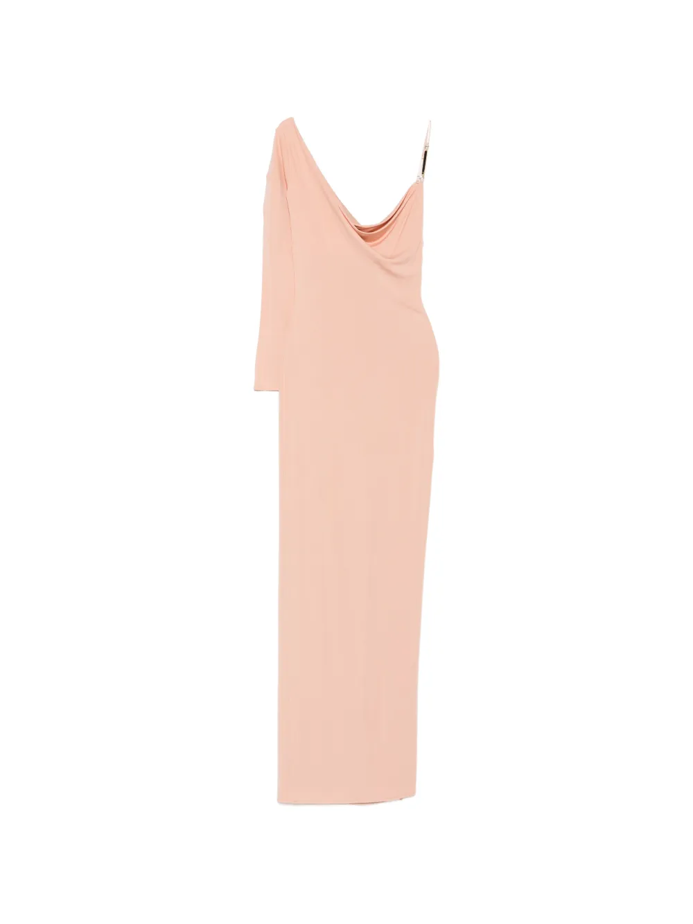 Elisabetta Franchi one-shoulder cowl-neck dress - Rosa