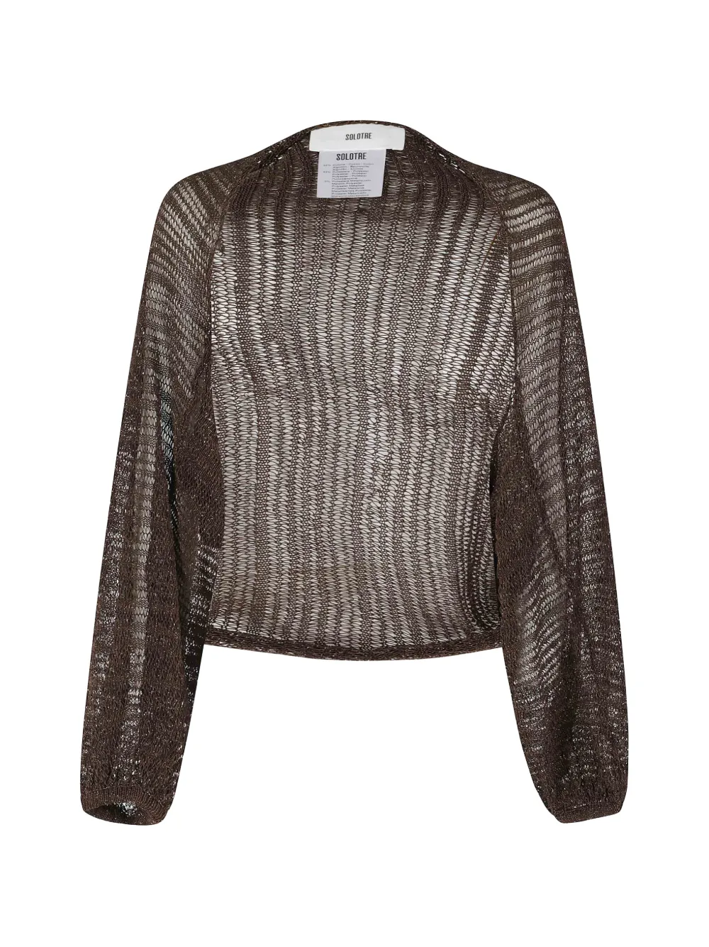 SOLOTRE Cardigan Maglia - Braun
