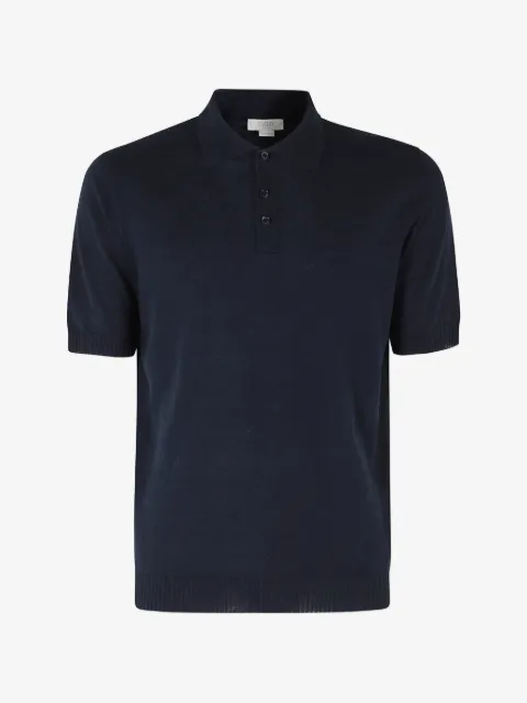 Seventy fine-knit short-sleeve polo shirt