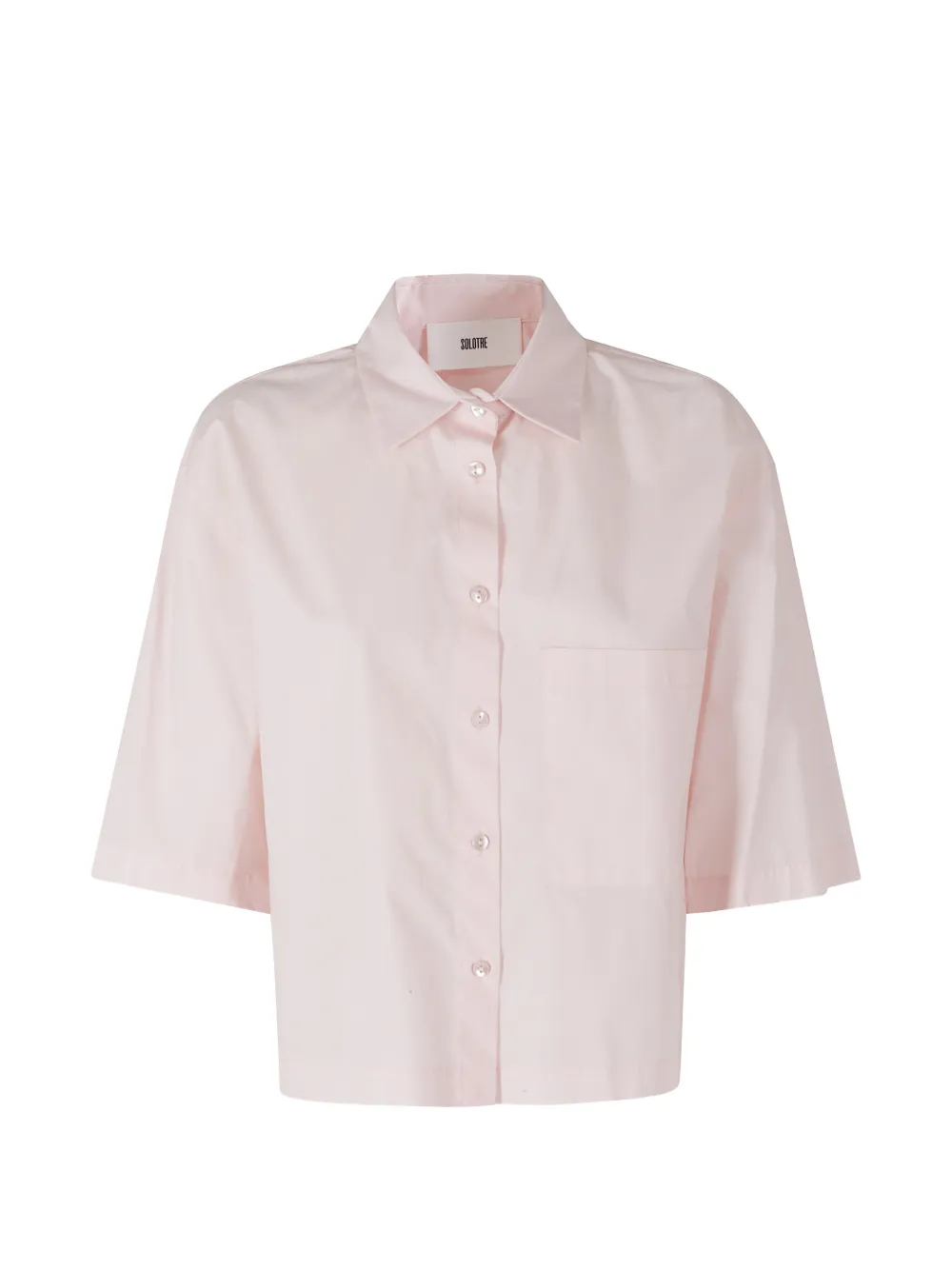 SOLOTRE cropped shirt - Rosa