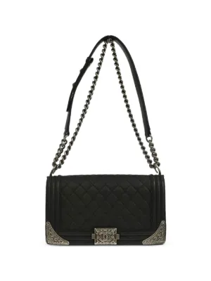 CHANEL Pre-Owned 2008-2009 サテン リボン チェーン ショルダーバッグ