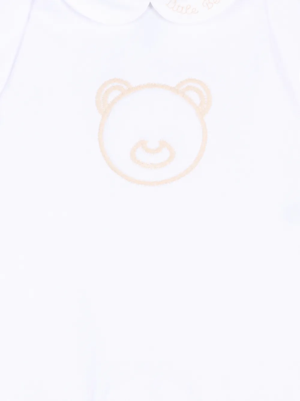 Little Bear Babypakje met borduurwerk Wit