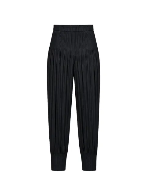 Pleats Please Issey Miyake pleated tapered trousers