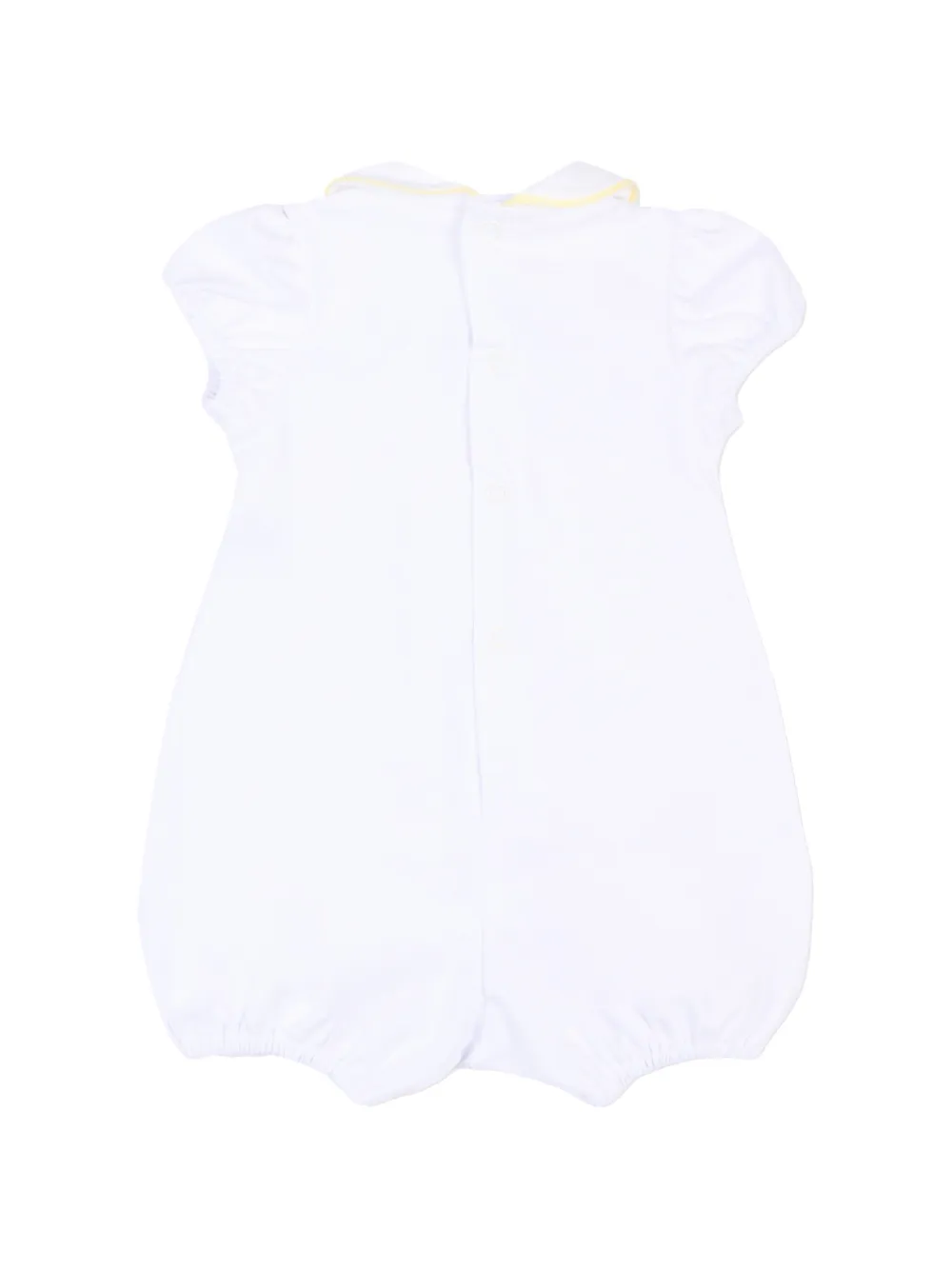 Little Bear Romper met knoop Wit