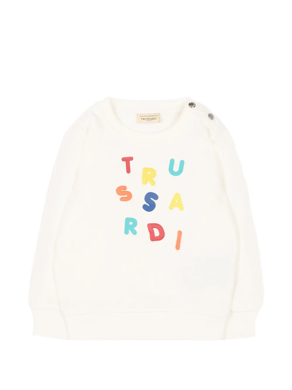 TRUSSARDI JUNIOR crewneck sweatshirt - Toni neutri