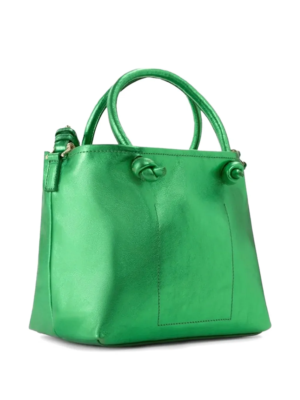 V°73 logo-patch tote bag - Verde