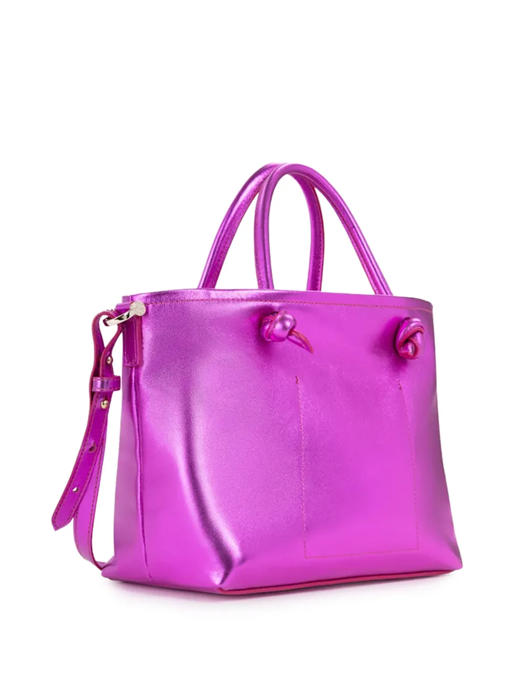 V°73 Shopper met logopatch Paars