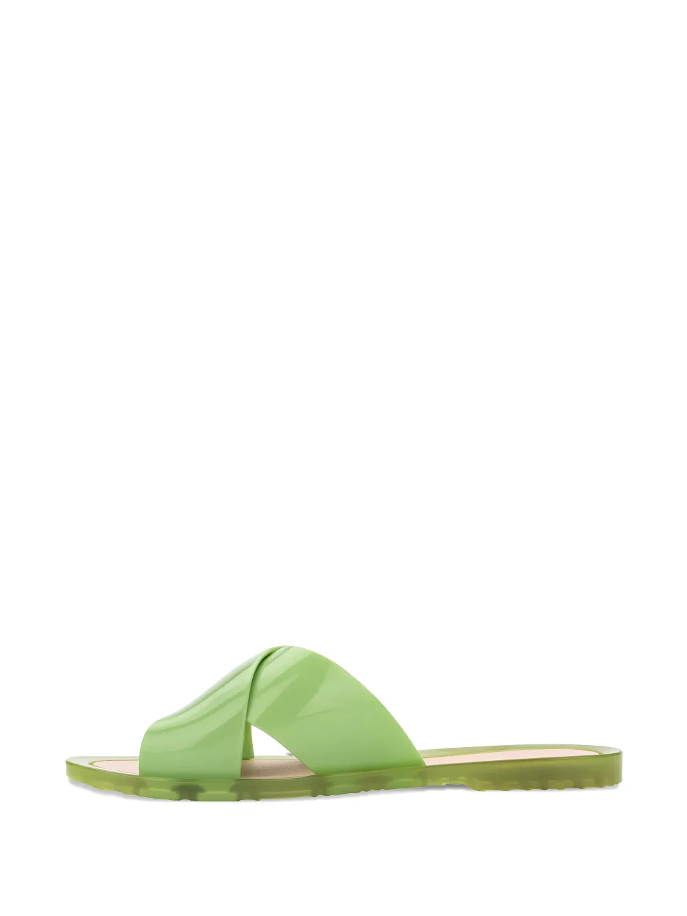 Melissa Duo Slide teenslippers Groen