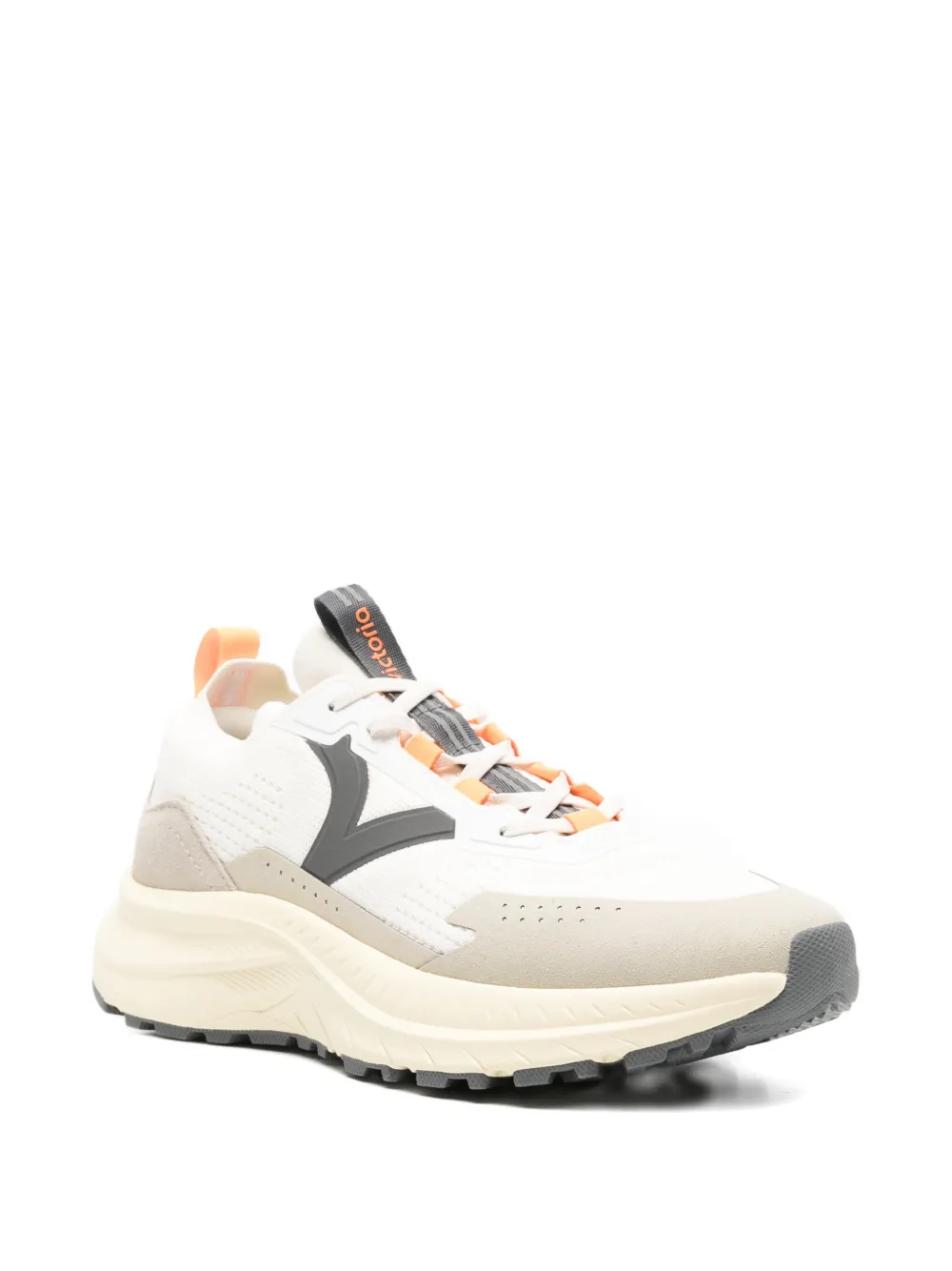 Victoria logo-patch sneakers Wit