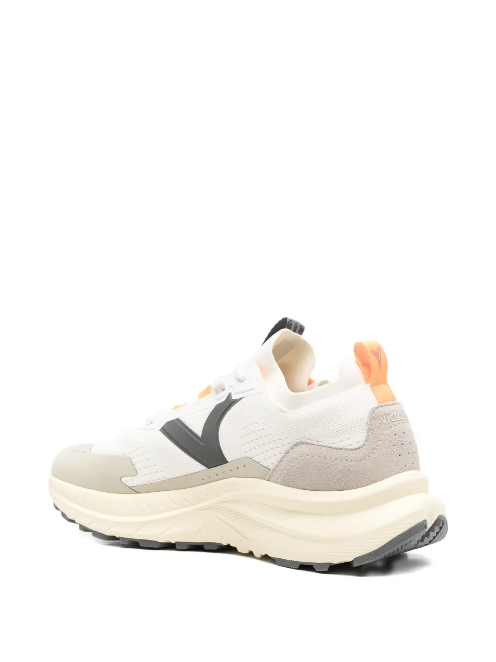 Victoria logo-patch sneakers Wit