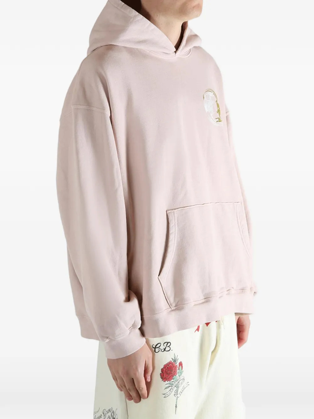  D-r-g-n Sudadera Counter Con Dragón Estampado - Rosa 