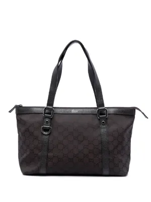 Gucci Pre-Owned 20th Century GG Canvas Tote Bag | Black | FARFETCH ZA
