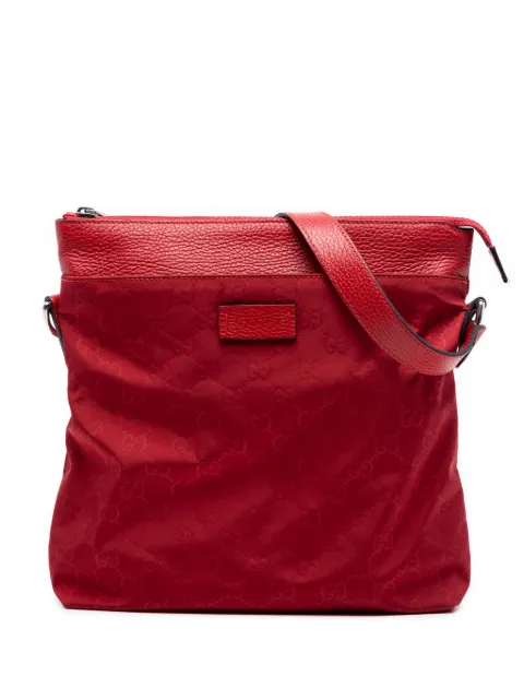 Gucci Pre-Owned 2016-2026 GG Nylon Flat Messenger Bag crossbody bag