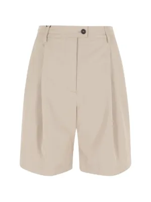 TOMBOY Pleated waist-tie Shorts | Neutrals | FARFETCH AO