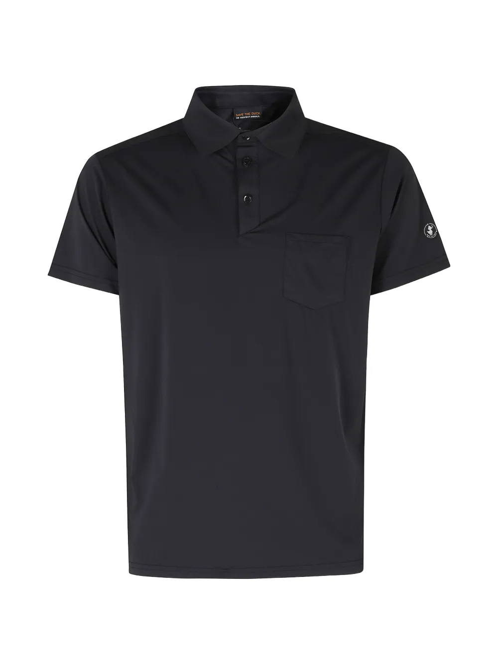 Save The Duck Jacob chest-pocket polo shirt - Nero