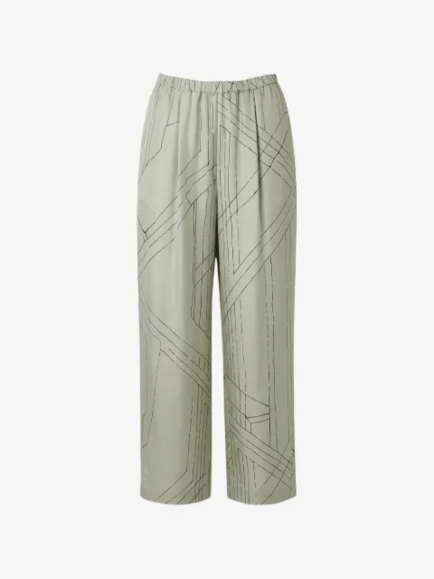 Alysi patterned trousers